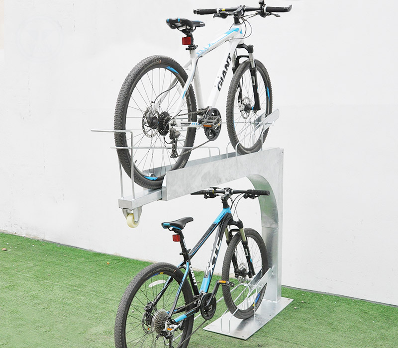 Commercieel buiten modern standaard meerdere fietsenrek van koolstofstaal